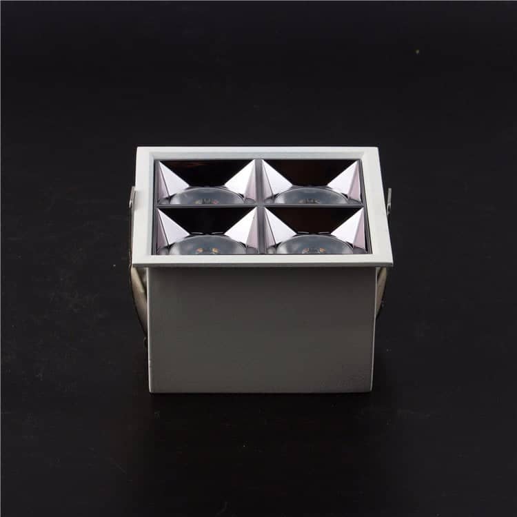 12w square embed led downlight